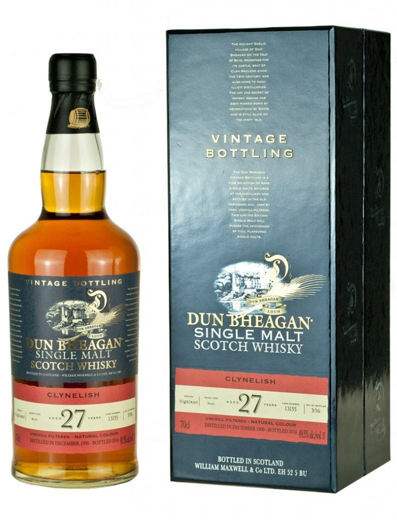 Clynelish 27yr Dun Bheagan/Ian MacLeod 1990
