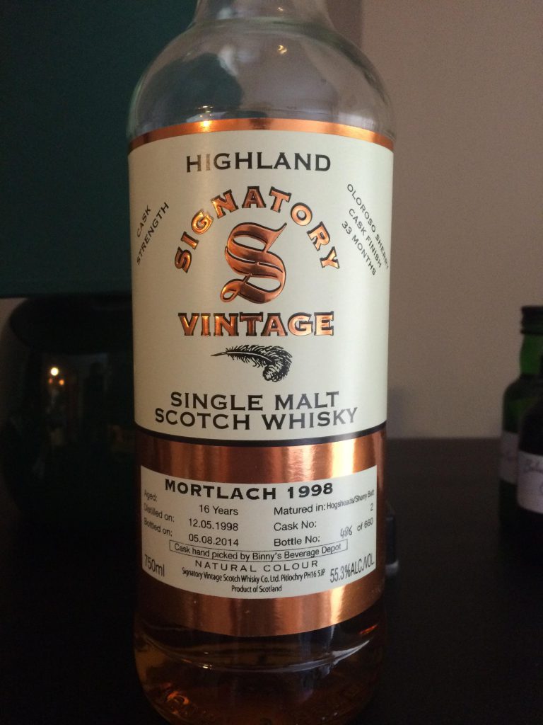 Signatory Vintage 1998 Mortlach