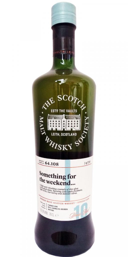 Mannochmore 10yr SMWS 64.108 - Something for the Weekend
