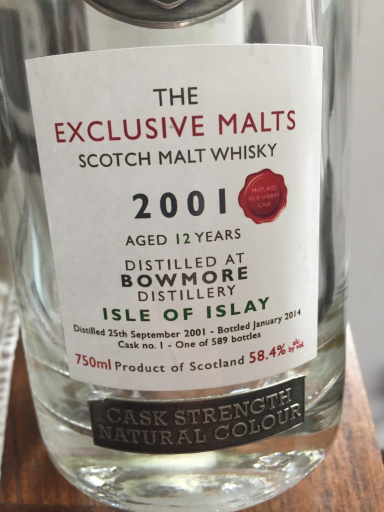 Bowmore 12yr The Exclusive Malts 2001