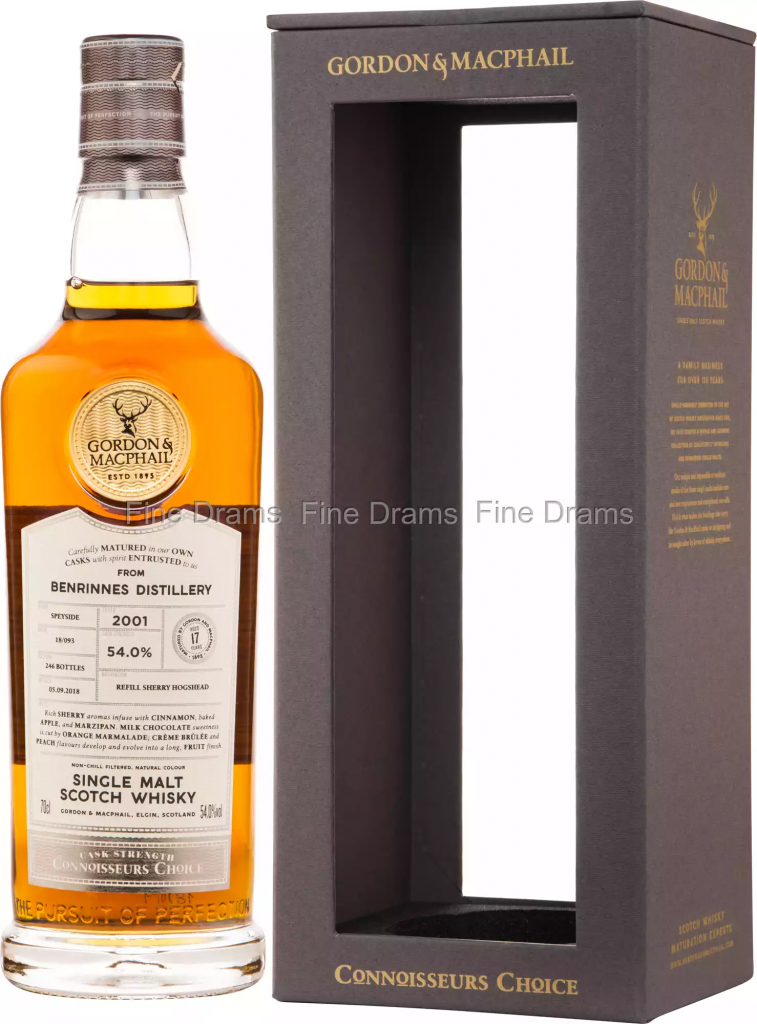 Benrinnes 17yr Gordon MacPhail Connoisseurs Choice 2001 