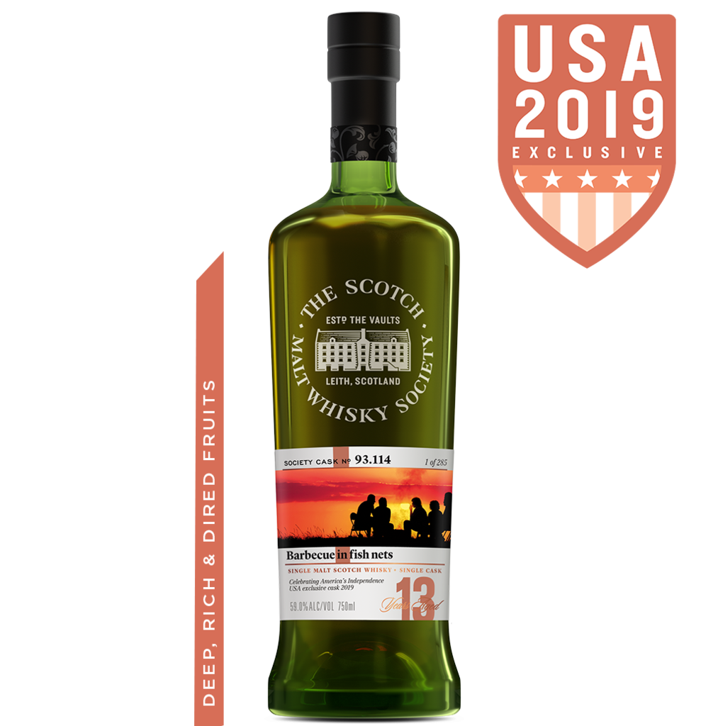 Glen Scotia 13yr SMWS 93.114 "Barbecue in Fishnets"