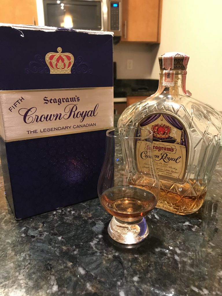 1961 Seagrams Crown Royal Blended Whiskey