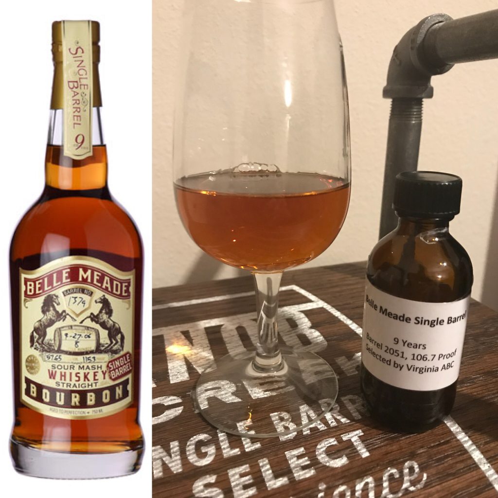 Belle Meade Single Barrel 9yr #2051 Virginia ABC Selection