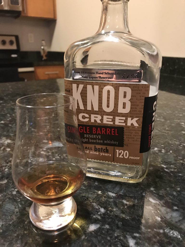 Knob Creek Single Barrel Reserve NASA/Rosewater Selection Four Horsemen