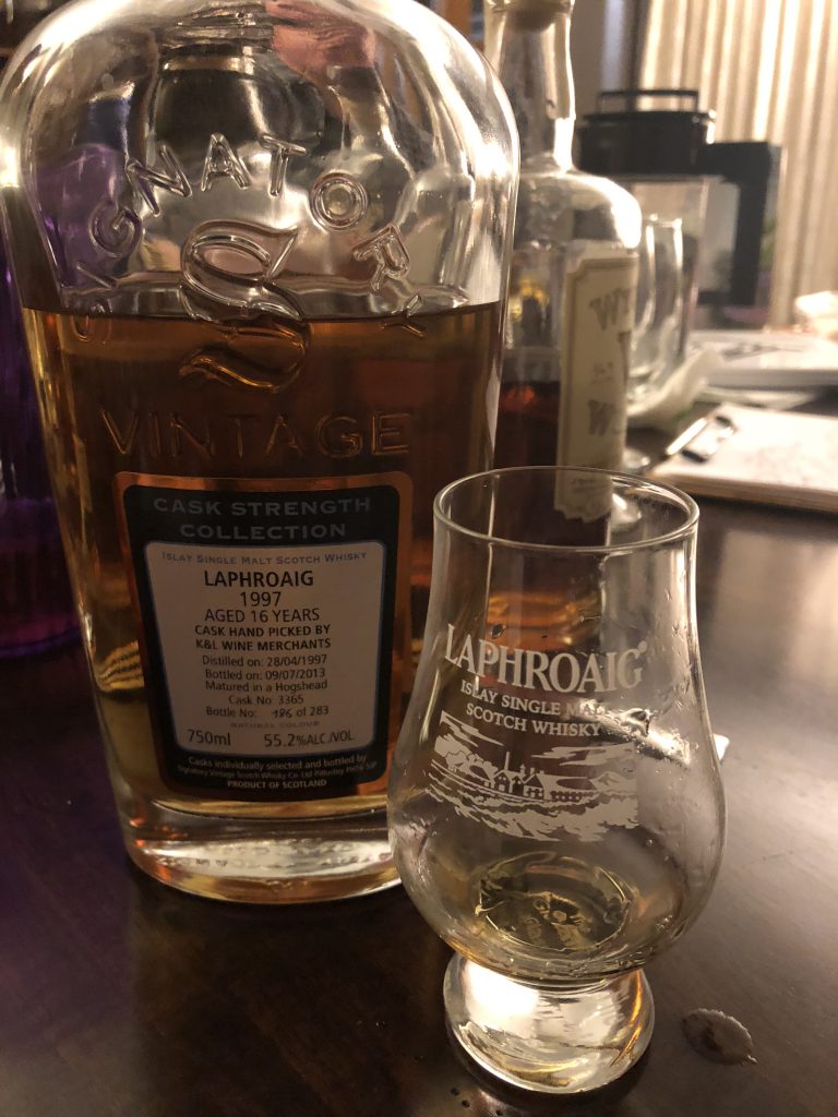 Laphroaig 16yr Signatory Vintage 1997 Cask Strength Series KLWines Selection