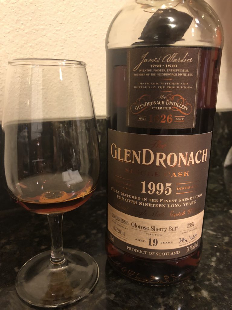 Glendronach 19yr Single Cask #2381 1995 Oloroso Sherry