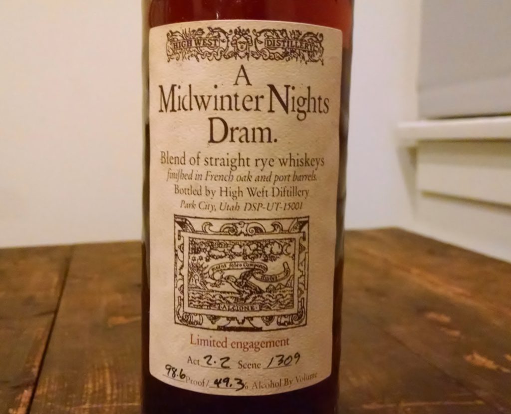 High Wests A Midwinters Night Dram Act 2