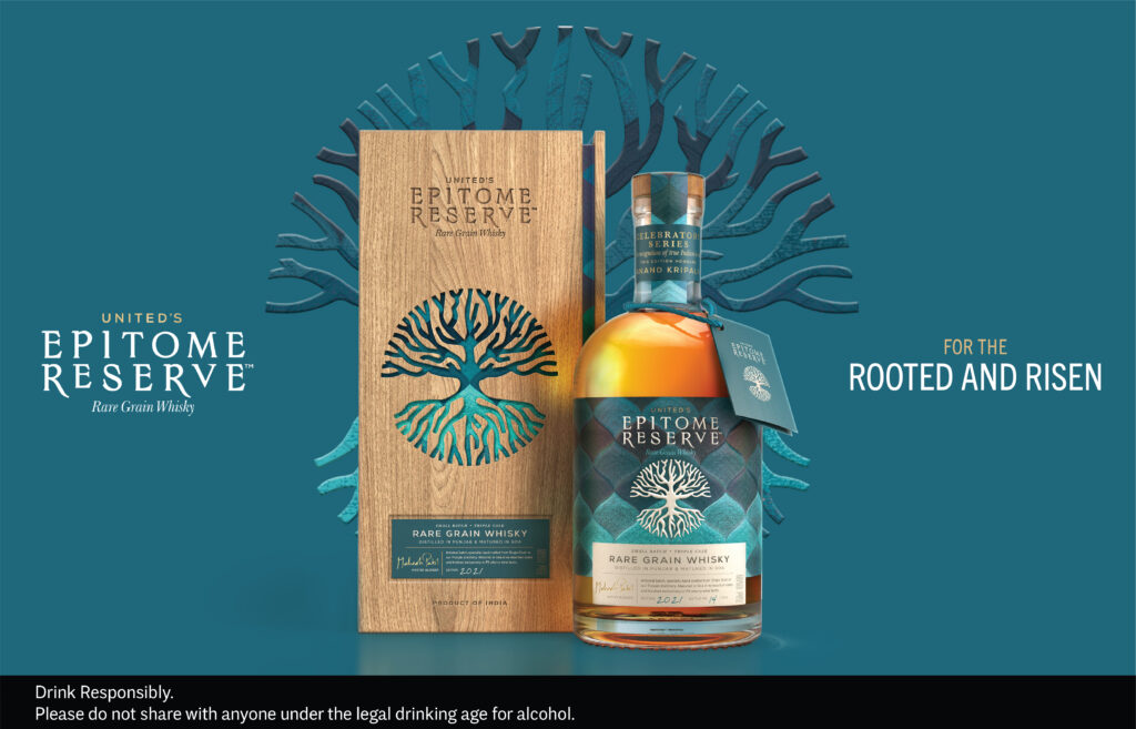 Epitome Reserve, India’s first- ever small-batch, artisanal craft, 100% rice whisky.