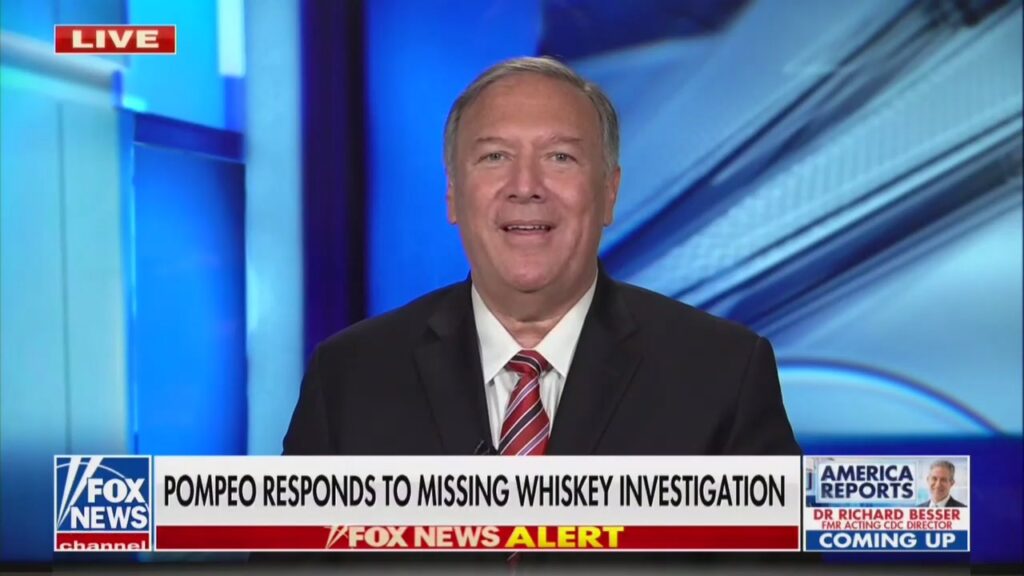 Mike Pompeo Denies Knowledge of Whiskey Whereabouts