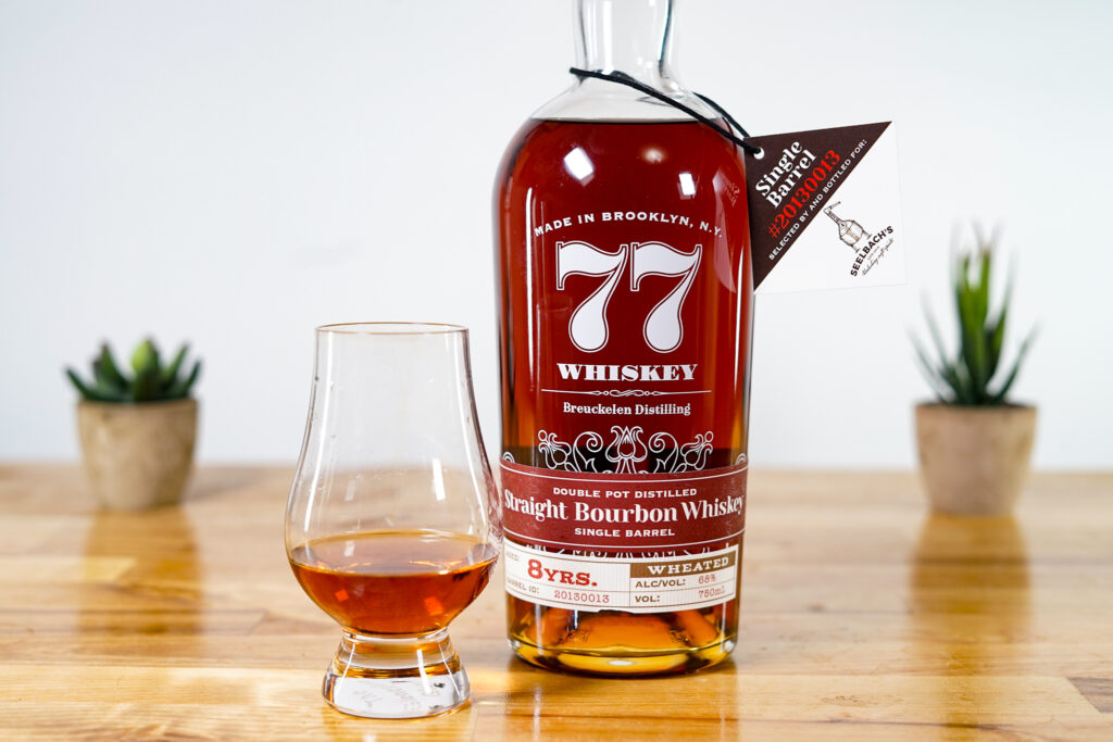 Breuckelen Distilling 77 Whiskey 8 Year Single Barrel Bourbon Whiskey spirit image