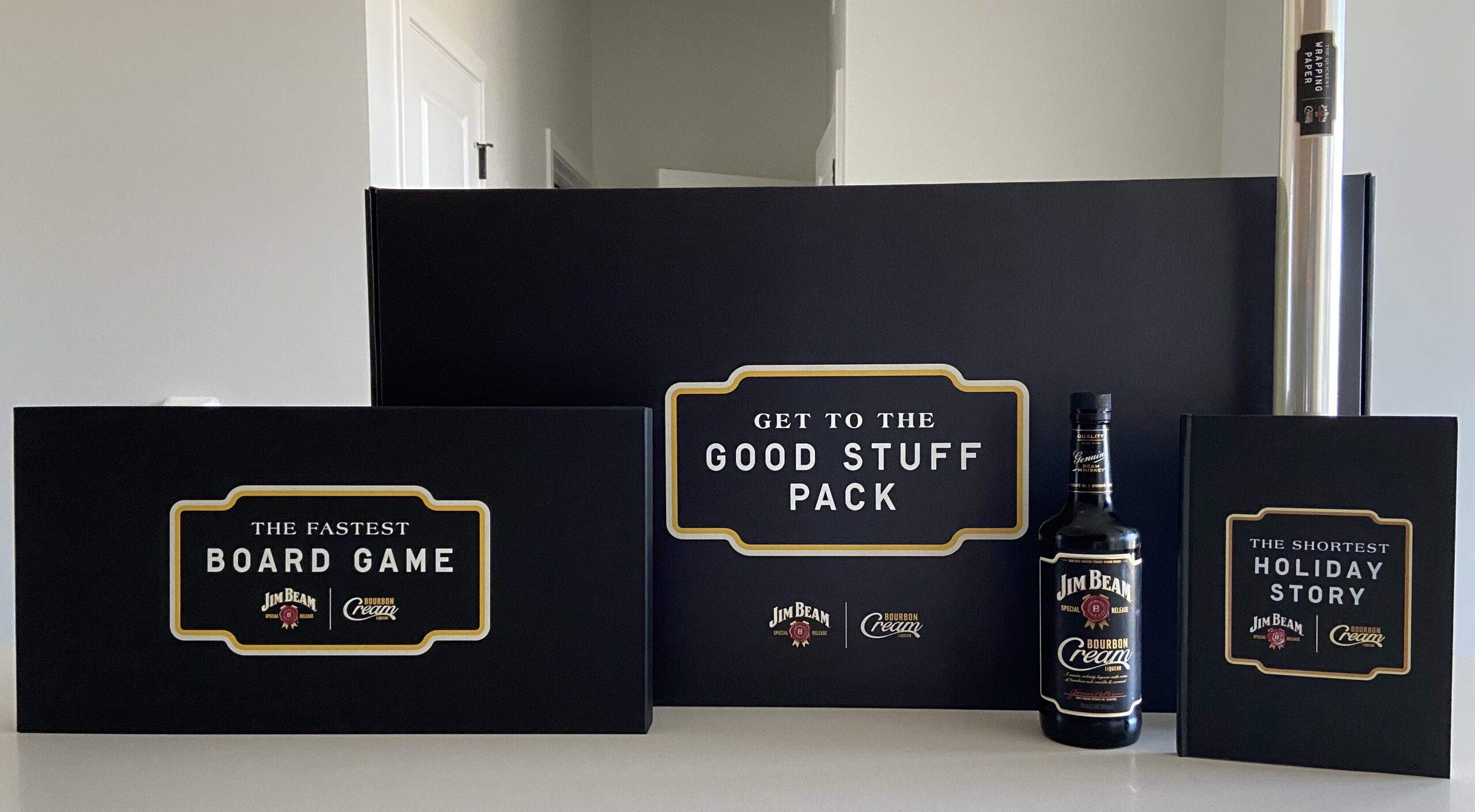 JIM BEAM ボード Jim Beam 'Get to the Good Stuff' Kit, Bourbon Cream Impress