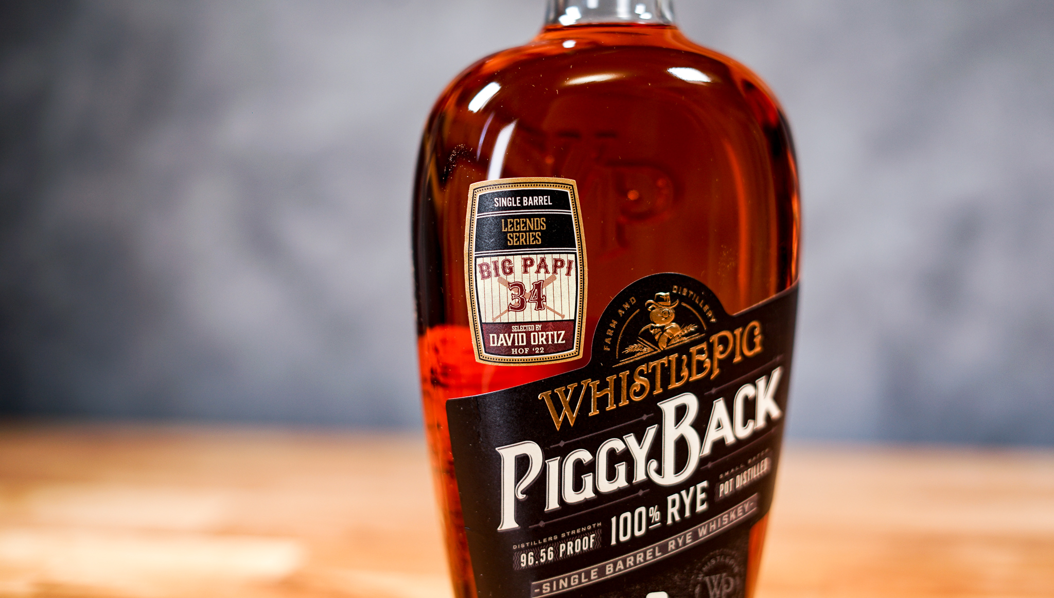 WhistlePig PiggyBack Single Barrel Legends Series David Ortiz