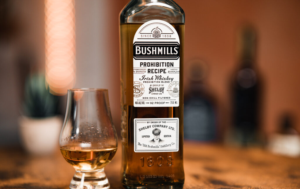 Bushmills Prohibition Recipe Irish Whiskey Peaky Blinders Limited Edition spirit image
