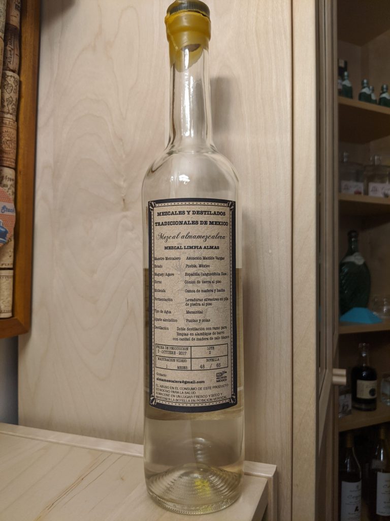 Mezcalito Palalma Mezcal Limpia Almas