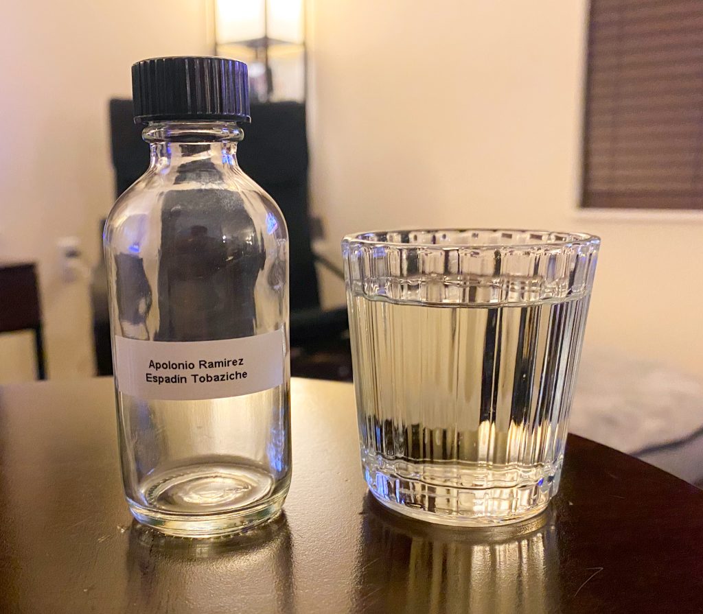 Apolonio Ramirez Espadin Tobaziche Mezcal