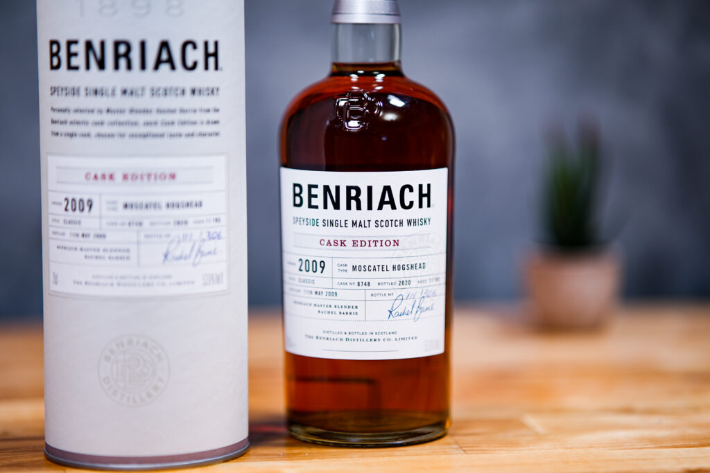 Benriach 11yr Moscatel Single Cask spirit image