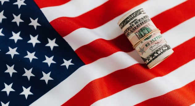 Spirits exports rebound after tariffs - money on US flag