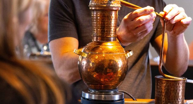 Shakespeare Distillery Rum School still