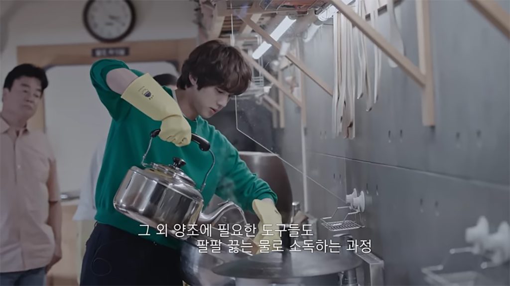 BTS's Jin Makes and Sings to Alcohol With Netflix’s Paik's Spirits Host and Chef Baek Jong-Won