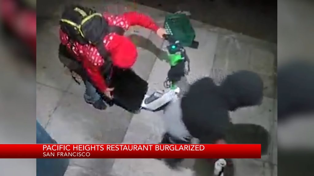 Assailants Use E-Scooters and Rental Bikes to Steal Liquor from Restaurant