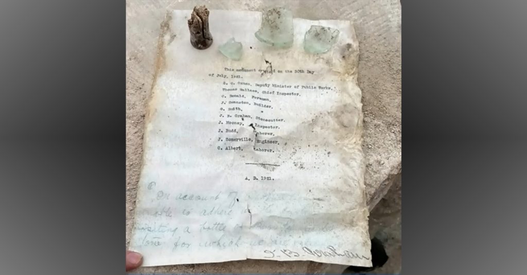 Prohibition Era Message in a Bottle Discovered In Wreckage Of Statue Toppled by Protesters