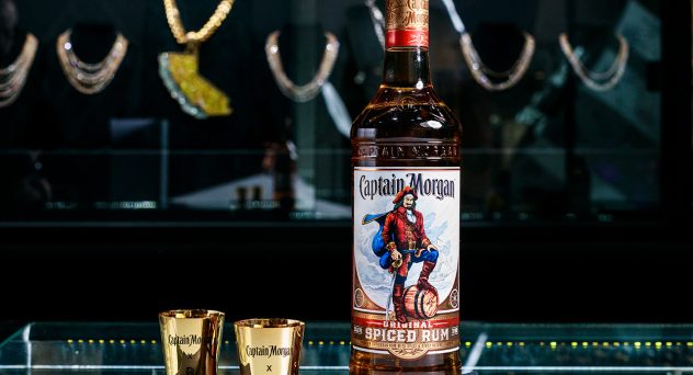 Captain Morgan shot glasses in collaboration with Ben Baller