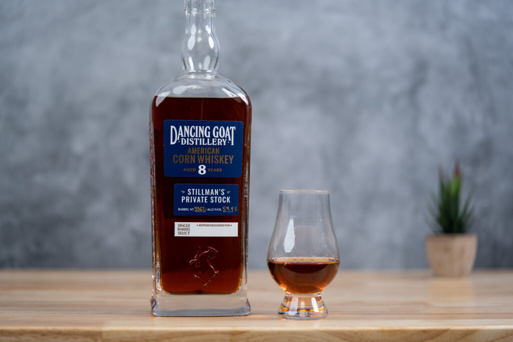 Dancing Goat 8yr Corn Whiskey Finished In Spanish Oak spirit image