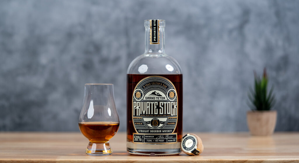 Grand Teton 8 Year Private Stock Colter’s Run Bourbon spirit image