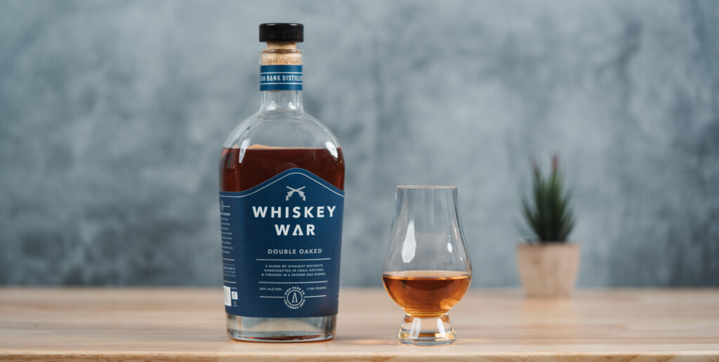High Bank Distilling Whiskey War Double Oaked spirit image