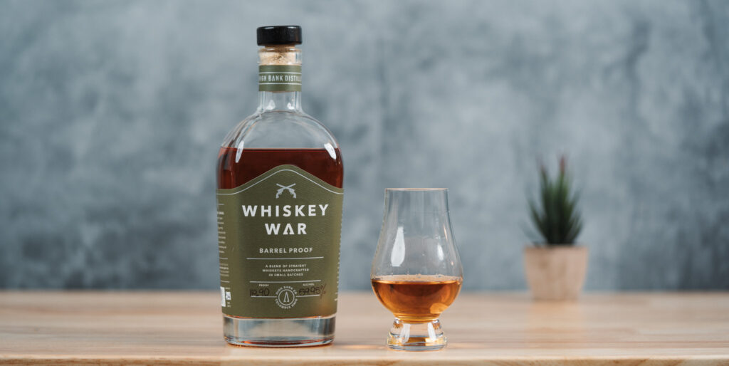 High Bank Whiskey War Barrel Proof spirit image
