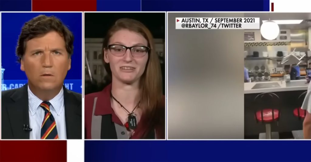 In New Interview With Tucker Carlson, ‘Waffle House Wendy’ Talks Fighting off ‘Extremely Drunk’ Customers in Viral Twitter Brawl Video