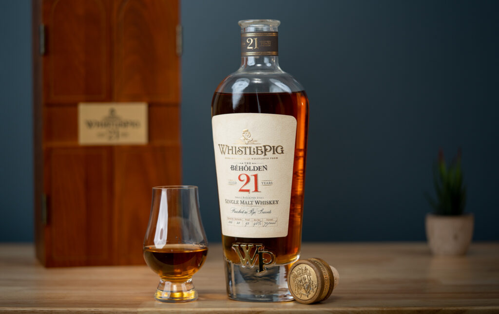 WhistlePig The Beholden 21 Year Old Single Malt spirit image