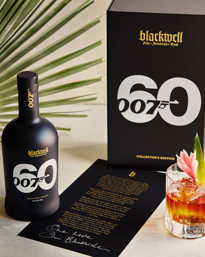 Blackwell James Bond inspired collector's edition rum set