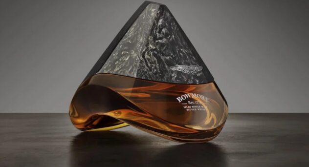 Bowmore Whisky's Mokume Decanter