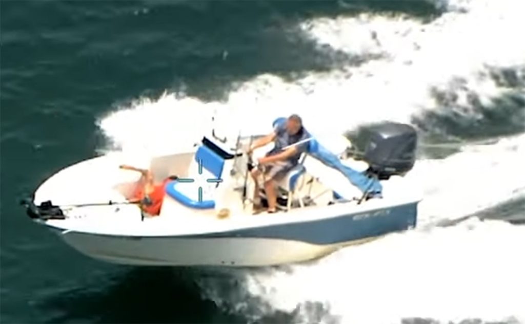 See Passed Out Drunk Florida Man Speeding Boat Towards Swimmers Near Beach