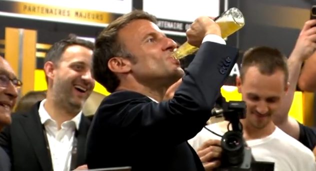 Rugby Celebration Turns Political After Locker Room Challenge Leads to French President Chugging Corona Beer