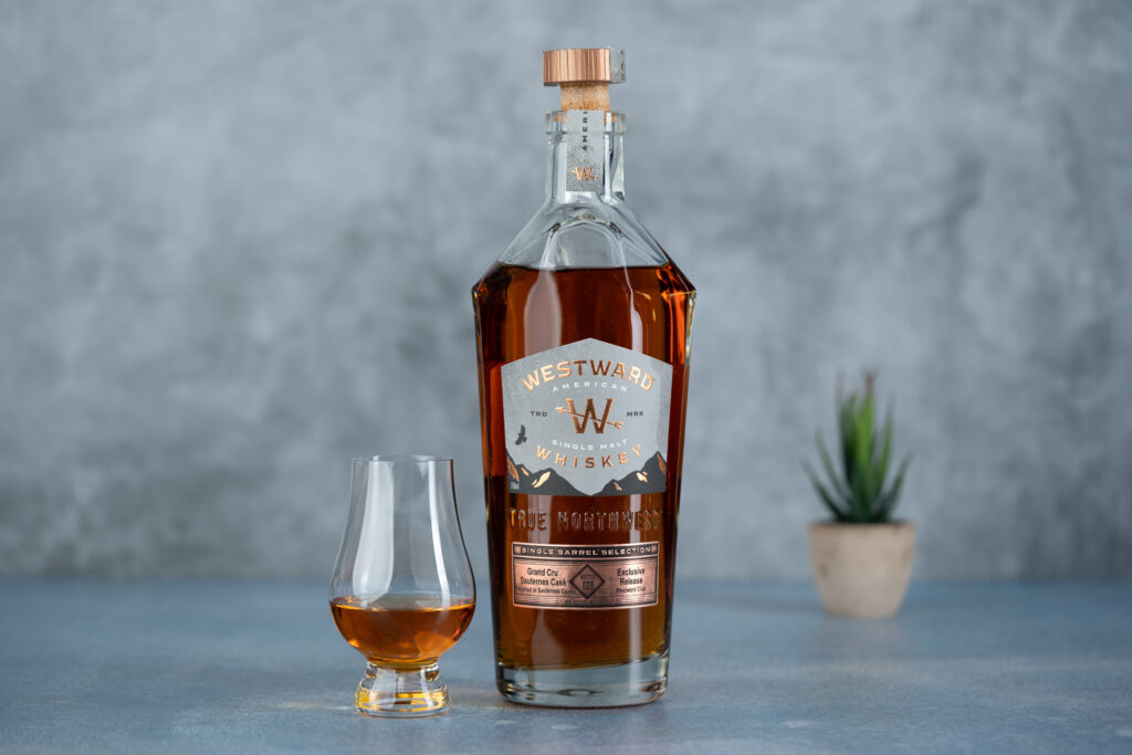 Westward Whiskey Single Barrel Selection Grand Cru Sauternes Cask Finish spirit image
