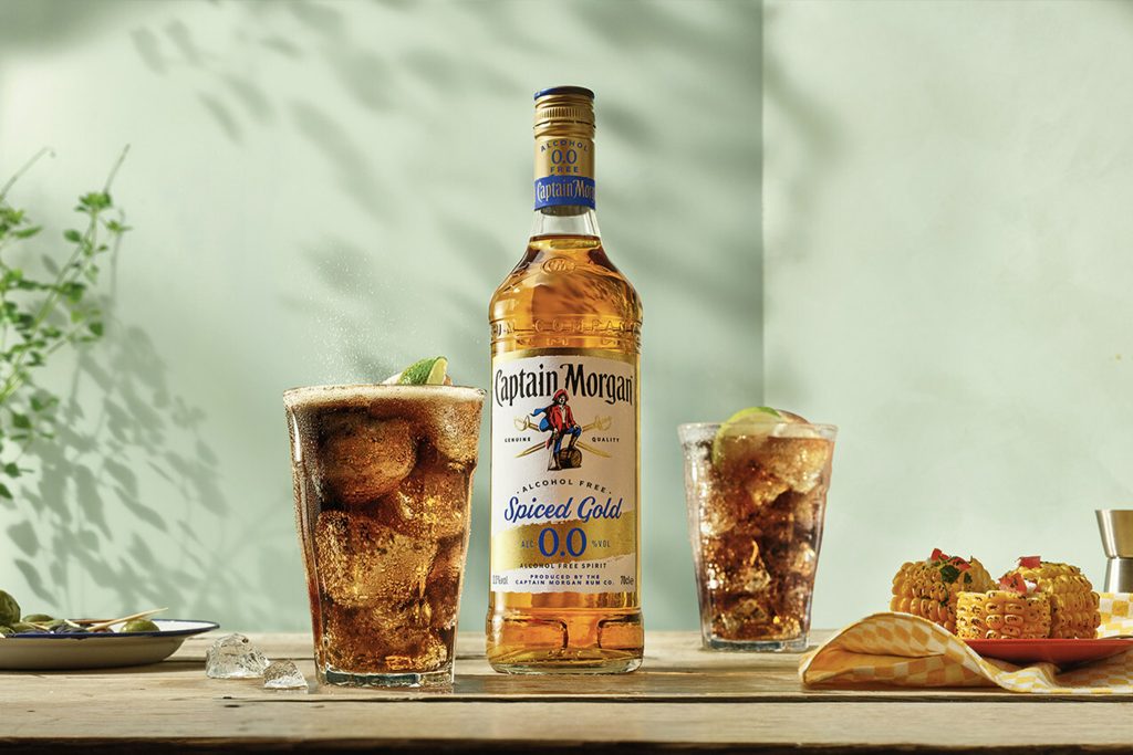 Drink Captain Morgan for the Taste? Diageo Launches Alcohol Free Spiced Rum