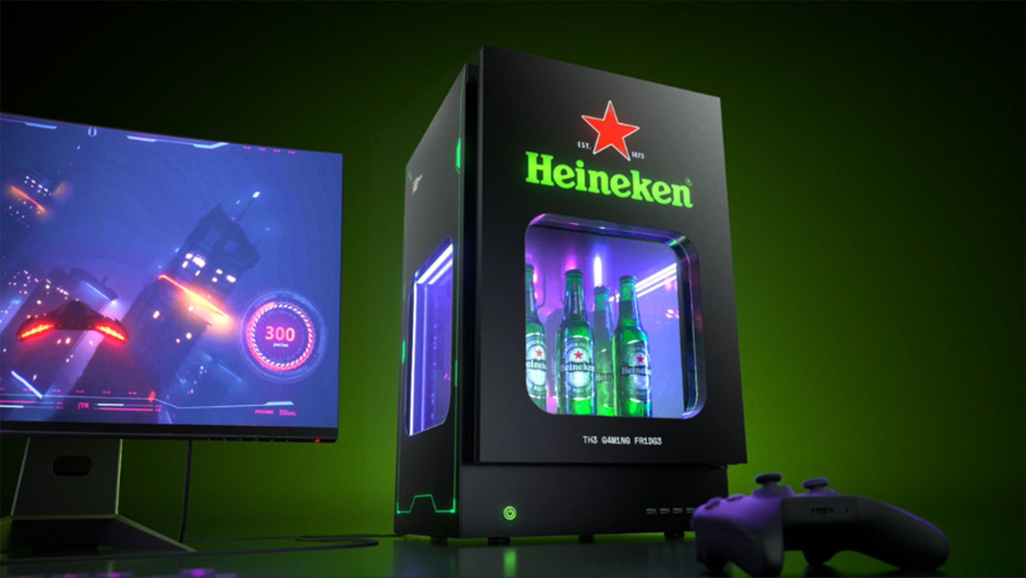 Heineken Unveils Gaming PC With Built-in Beer Fridge, Hosts
