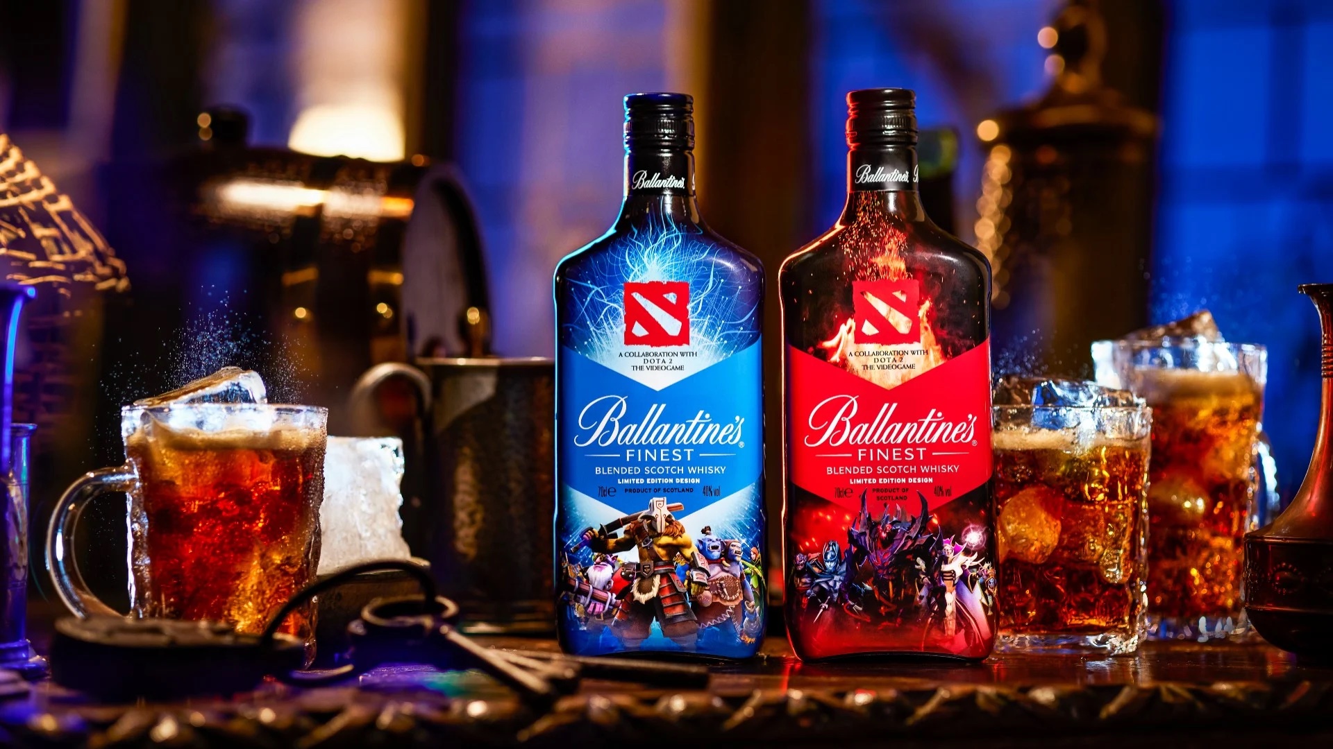 Ballantine's Debuts Dota 2 Esports-Themed Whiskies