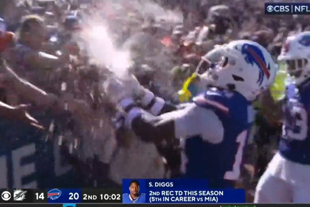 NFL Wide Reciever Stefon Diggs’s Beer Smashing Touchdown Celebration Results in Hefty $13k Fine