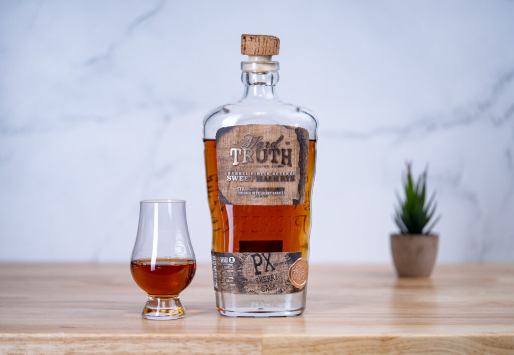 Hard Truth Barrel Finish Reserve Sweet Mash Rye Whiskey Finished in PX Sherry Barrels spirit image