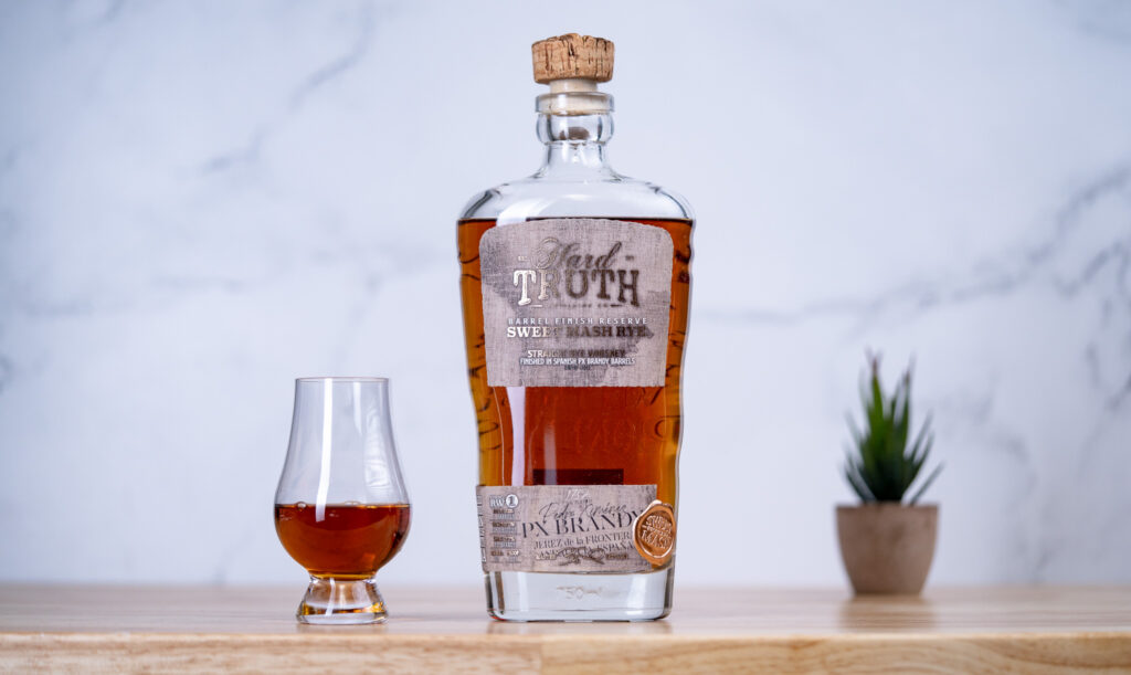 Hard Truth Barrel Finish Reserve Sweet Mash Rye Whiskey Finished in PX Brandy Barrels spirit image