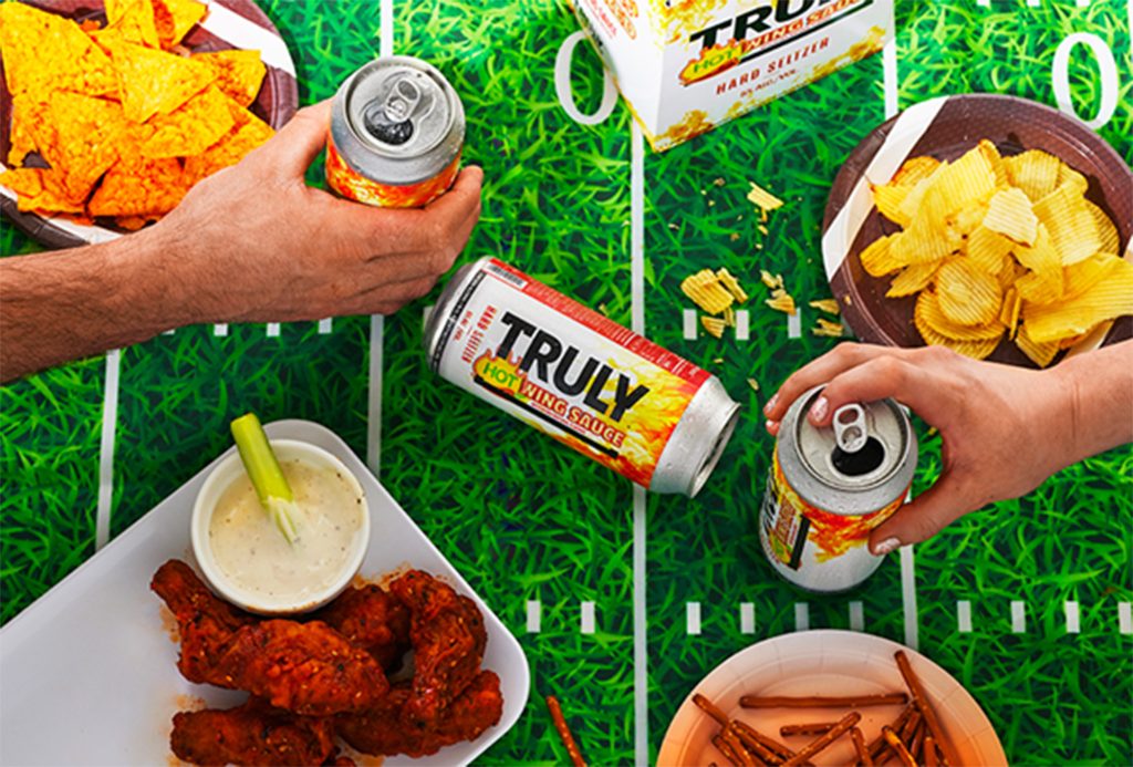 Spicy Seltzer?: Truly Hard Seltzer Unleashes Hot Wing Sauce Flavor as a Game Changer for Super Bowl