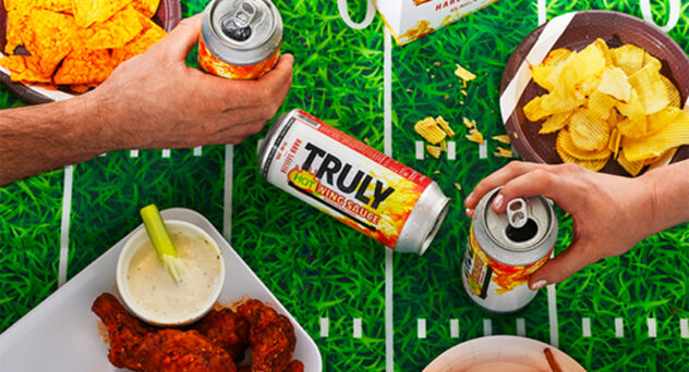 Spicy Seltzer?: Truly Hard Seltzer Unleashes Hot Wing Sauce Flavor as a Game Changer for Super Bowl