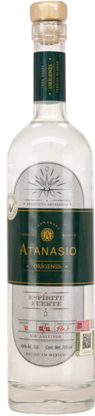 Atanasio Tequila Blanco Orígenes Espíritu Fuerte spirit image