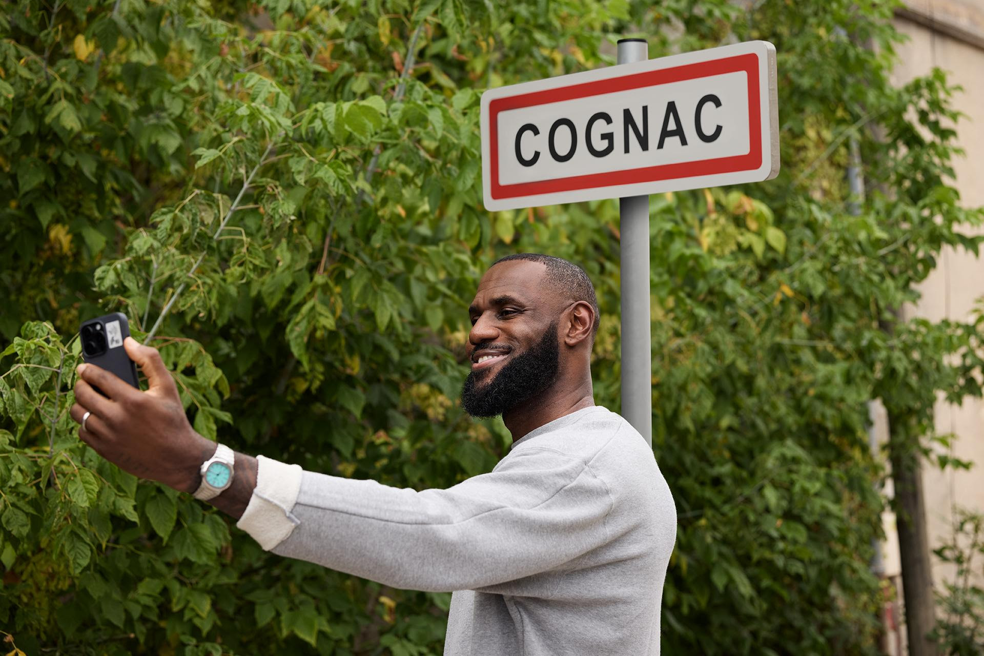 lebron james street sign