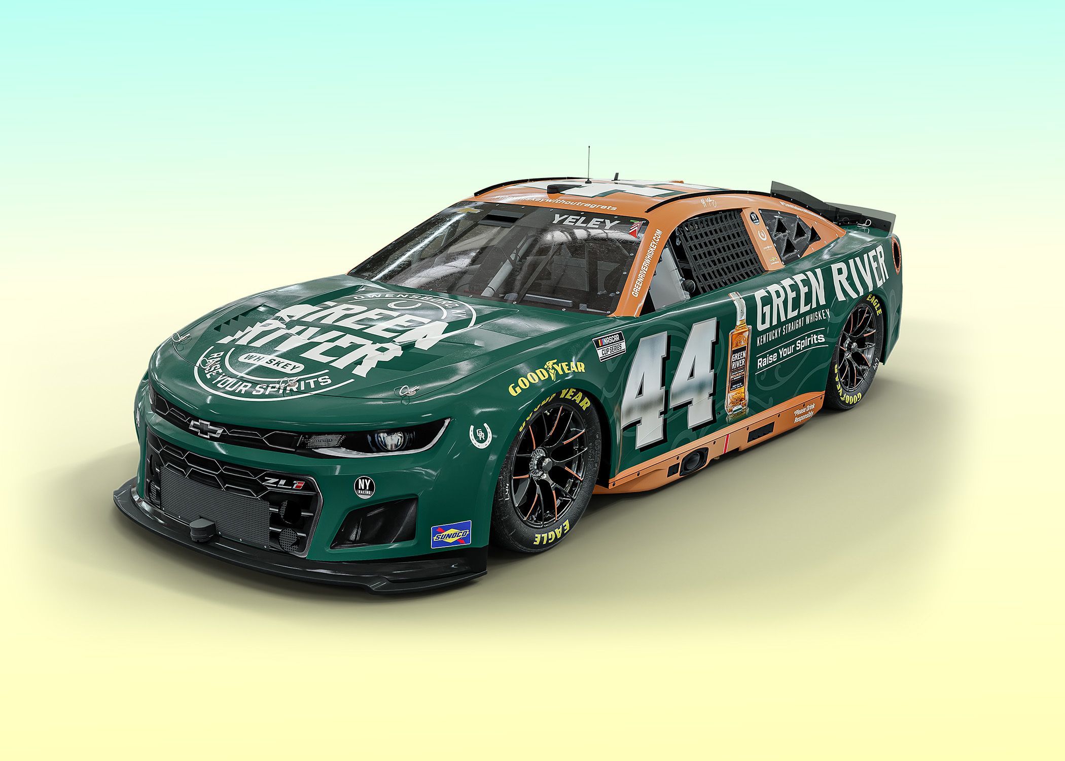 MCM ミッドセンチュリー C. Jere NASCAR ナスカー Spire Motorsports - Nashville Superspeedway Race Advance: Cracker