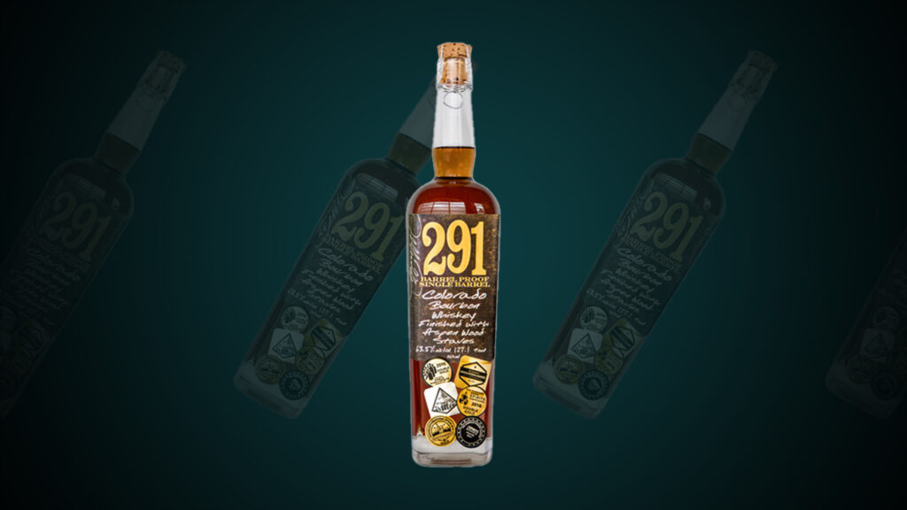 291 Barrel Proof Single Barrel Colorado Bourbon Aspen Stave Finished spirit image